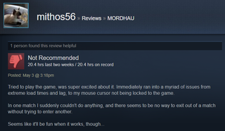Illustration for article titled Mordhau, As Told By Steam Reviews